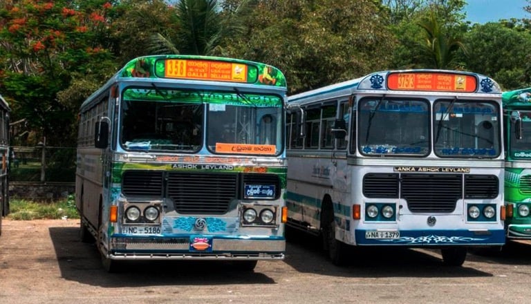 Buses en Sri Lanka